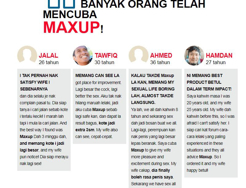 BANYAK ORANG TELAH MENCUBA MENCUBA MAXUP