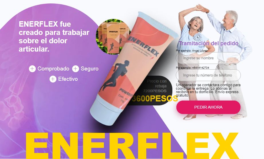 ENERFLEX fue creado para trabajar sobre el dolor articular