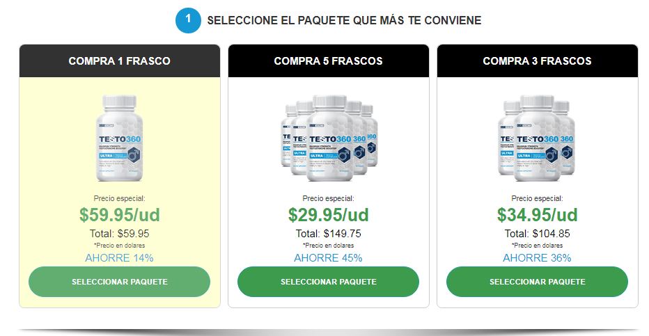 Testo 360 Precio