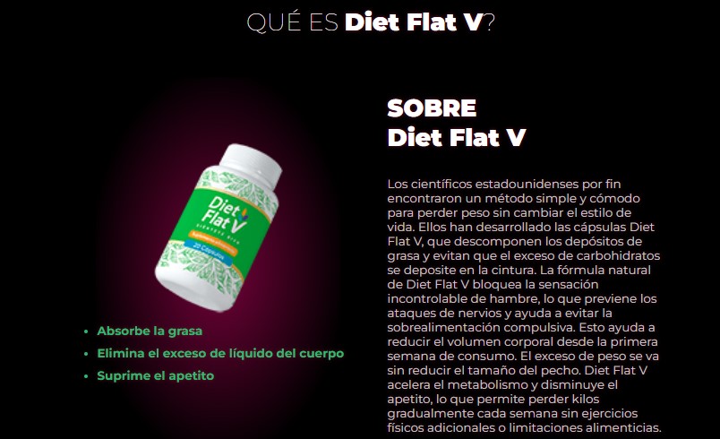 QUÉ ES Diet Flat V