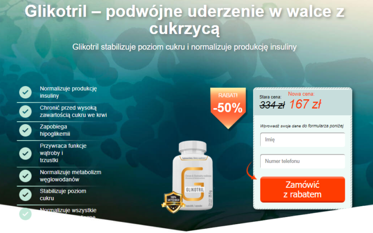 Glikotril Poland: Lekarstwo na Cukrzycę, Przegląd, Użycie!