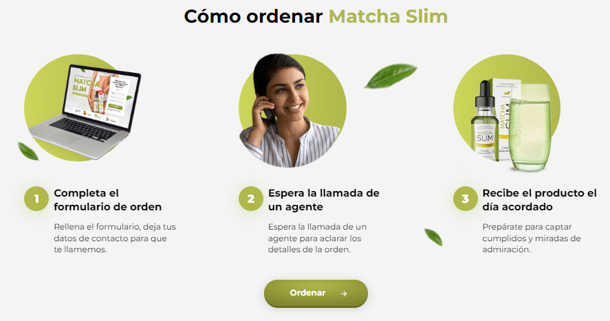 matcha slim ordenar