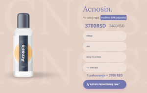 Acnosin Serbia: Rezultat, Mišljenje, Način Upotrebe! Cijena & Kupi