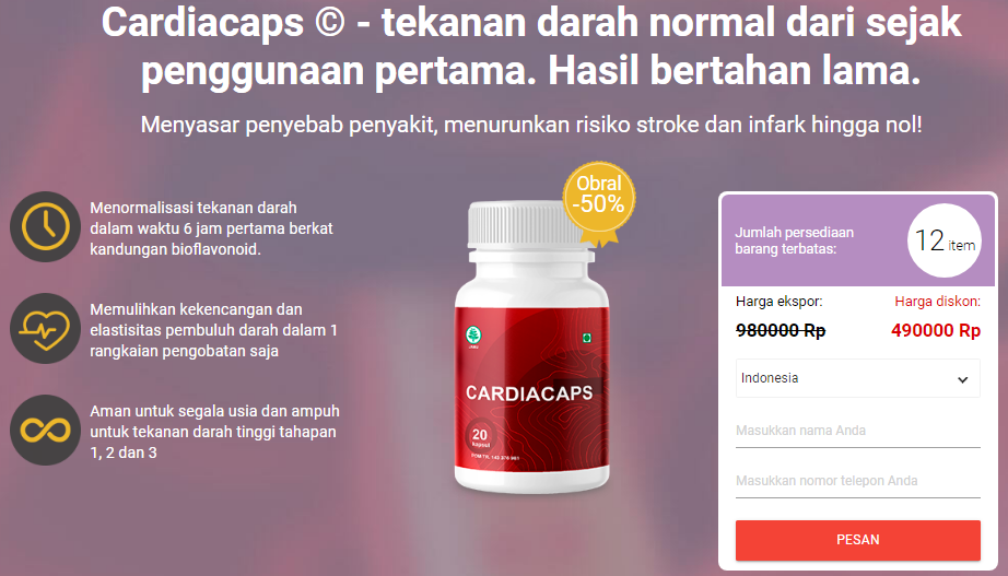 Cardiacaps Pesan