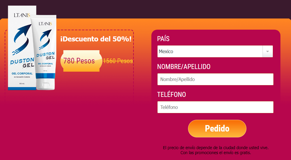 Duston Gel Pedido