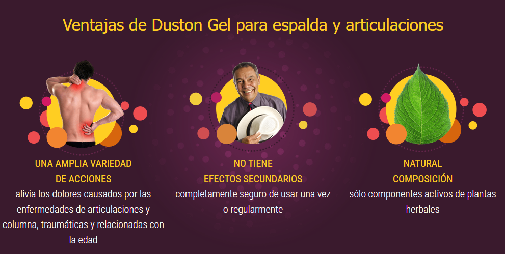 Duston Gel Ventajas