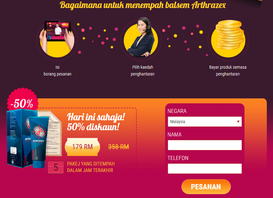 Arthrazex Pesanan