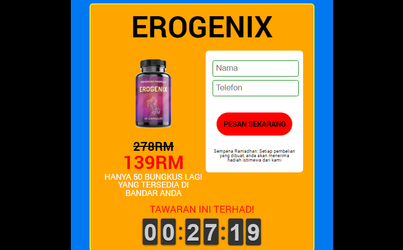 Erogenix Pesan