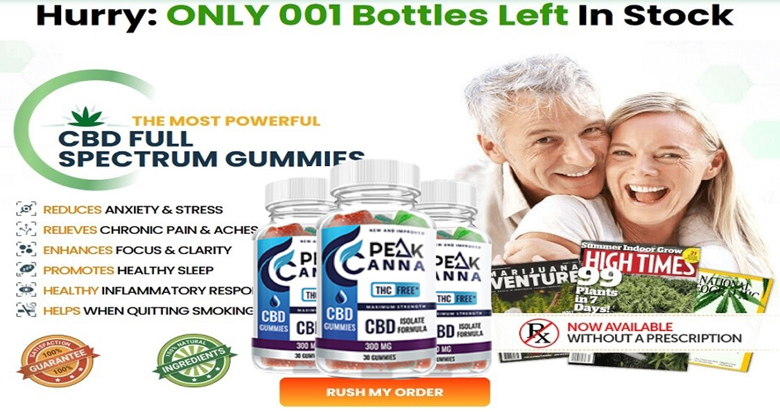 peak canna cbd gummies price