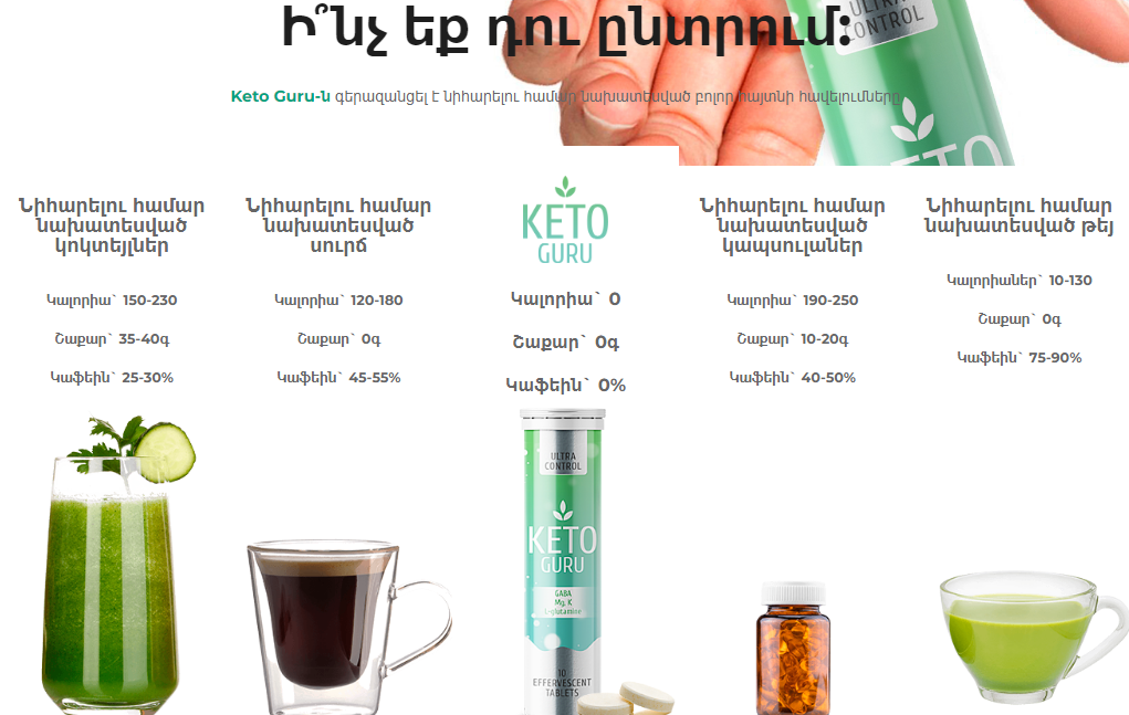 Keto Guru Համադրություն