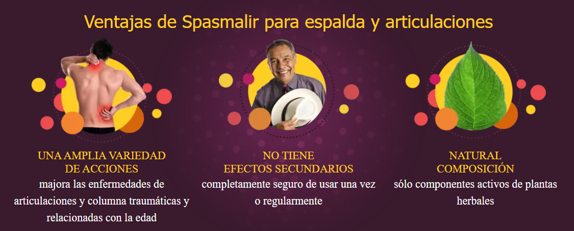 Spasmalir Ventajas