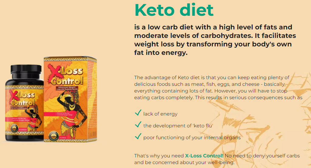 X-Loss Control Keto Diet