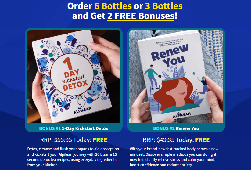 Alpilean Capsules Order 6 Bottles or 3 Bottles