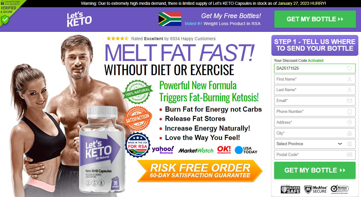 Let's Keto Capsules Order