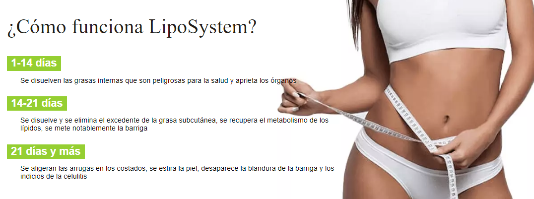 Liposystem Funciona