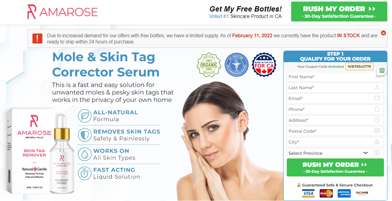 Amarose Skin Tag Remover Order