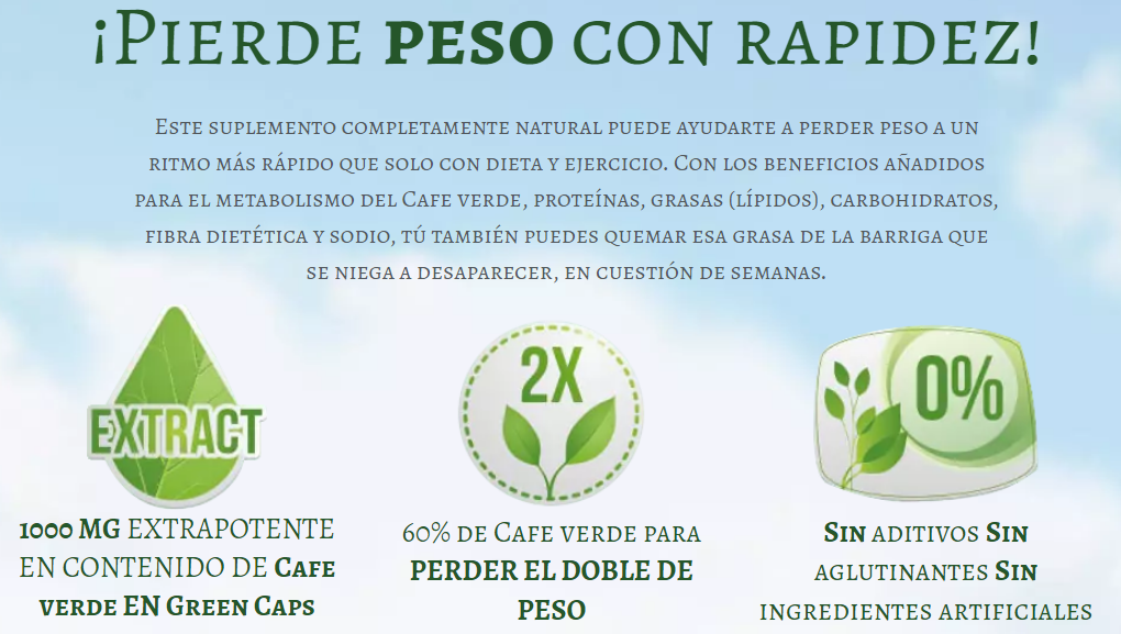 Green CAPS Rapidez
