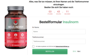 Insulinorm Kapsel Germany Preis 39 €: Diabetes loswerden (Germany)