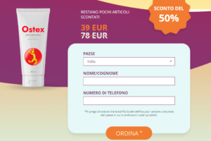 Ostex Crema Italy Prezzo 39 EUR: Ridurre per il dolore articolare!