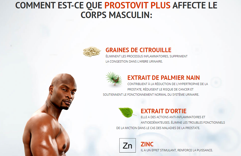 Prostovit Plus Ingrédients