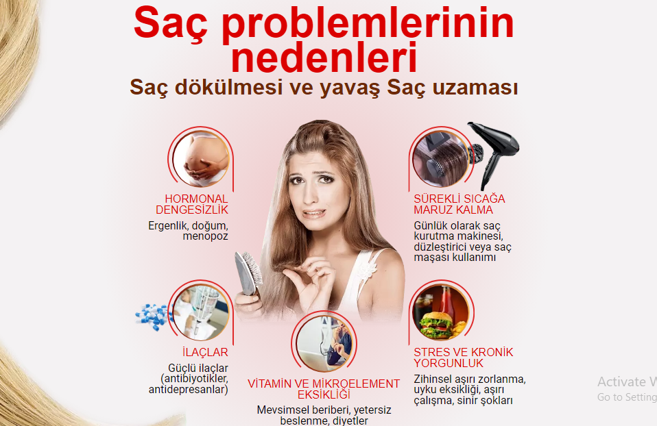 RedenHaier Saç Dökülmesi Nedenleri