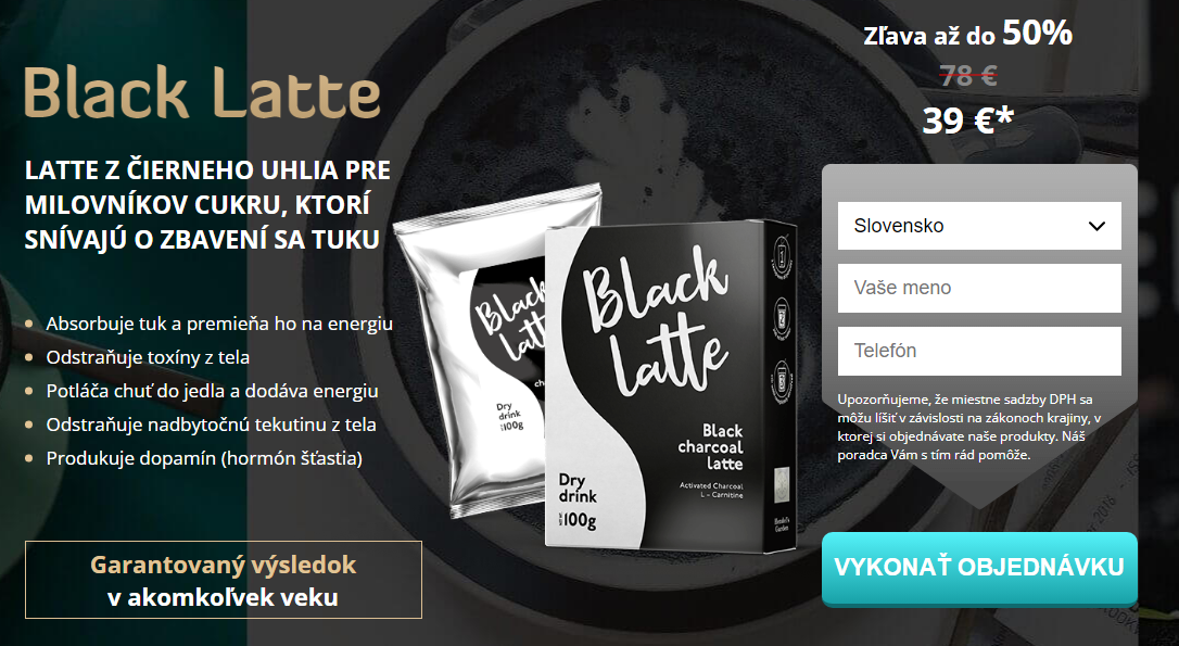 Black Latte objednať