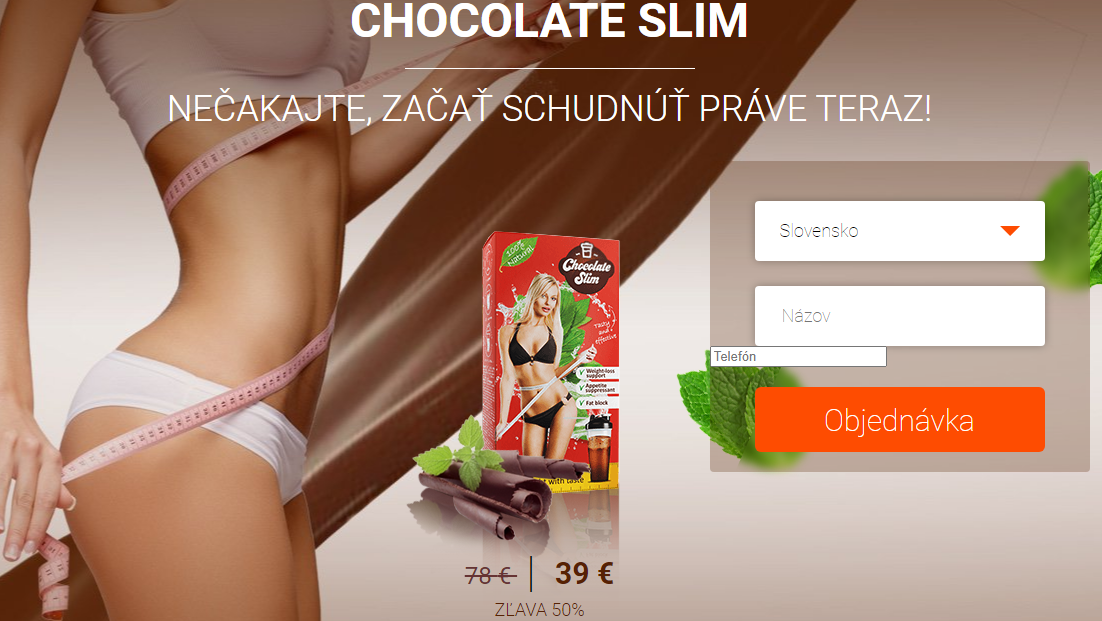 Chocolate Slim Objednať