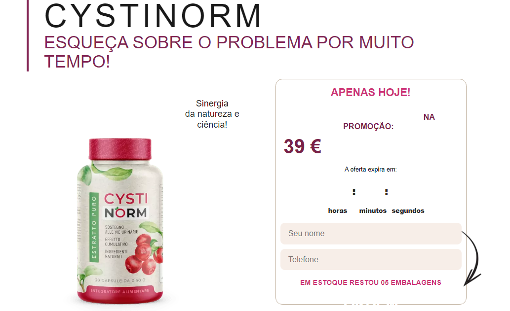 Cystinorm Ordem