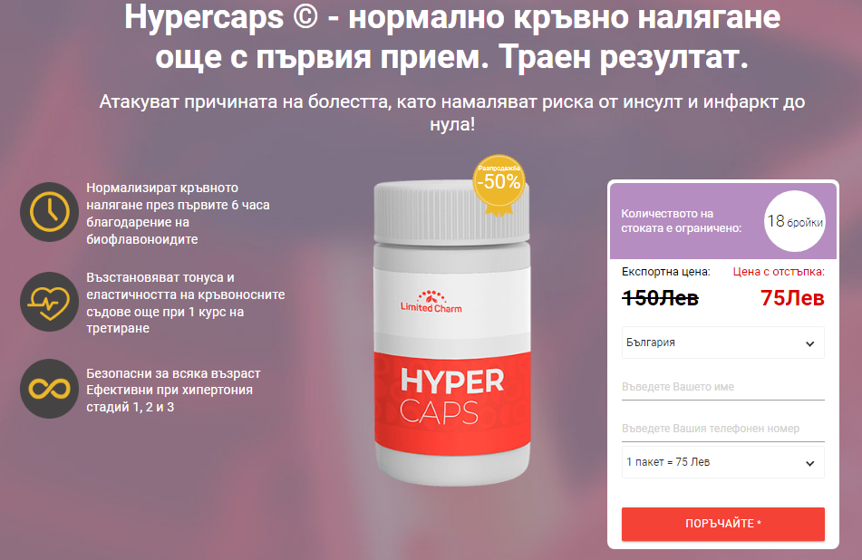 HyperCaps Поръчка