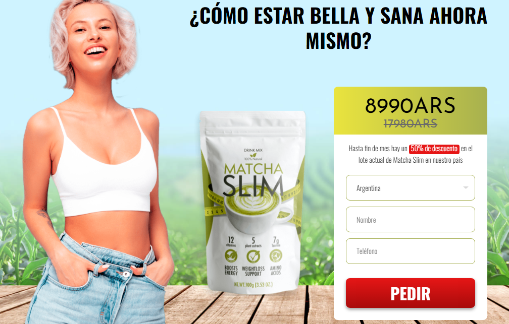 Matcha Slim Pedir