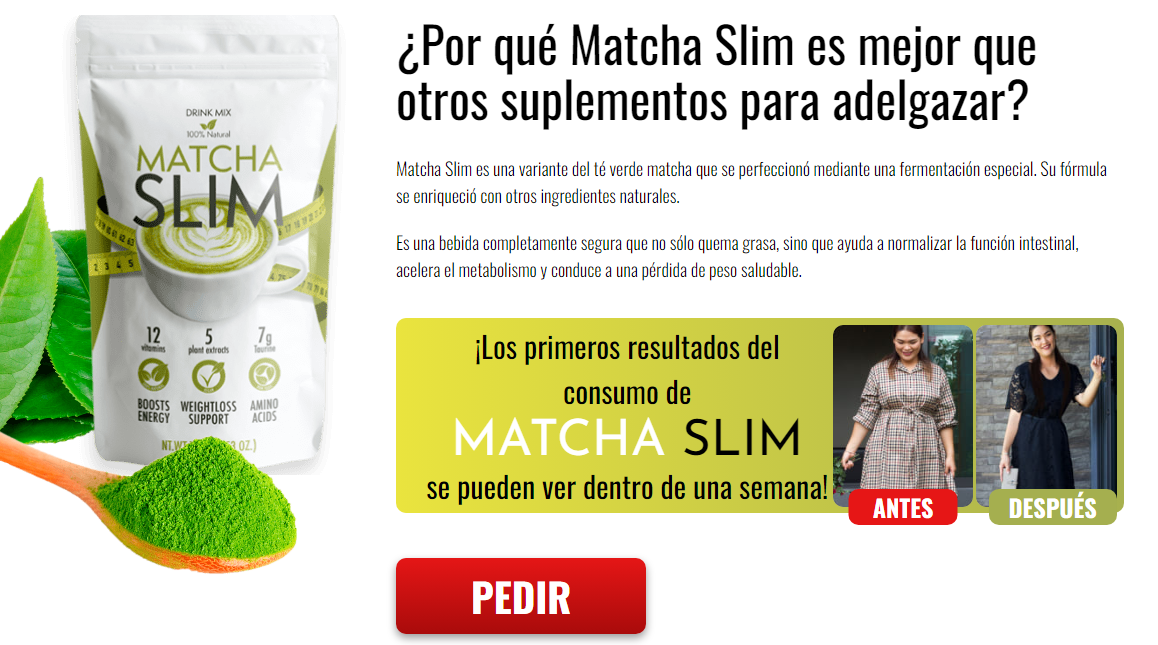 Matcha Slim Suplementos