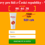 Ostex Krém Cena Czech – Organický krém proti bolestem kloubů!