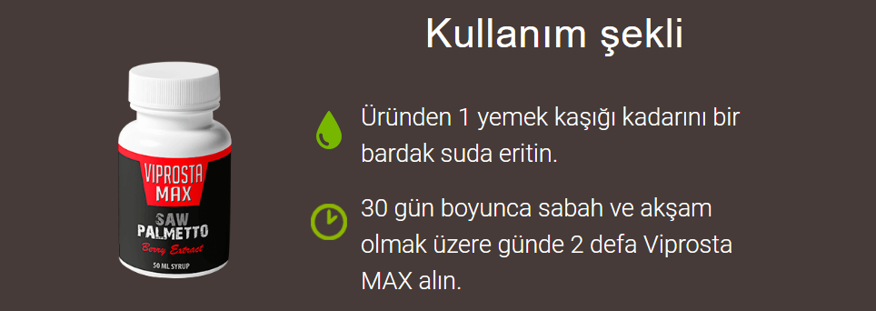 Viaprosta Max Kullanmak