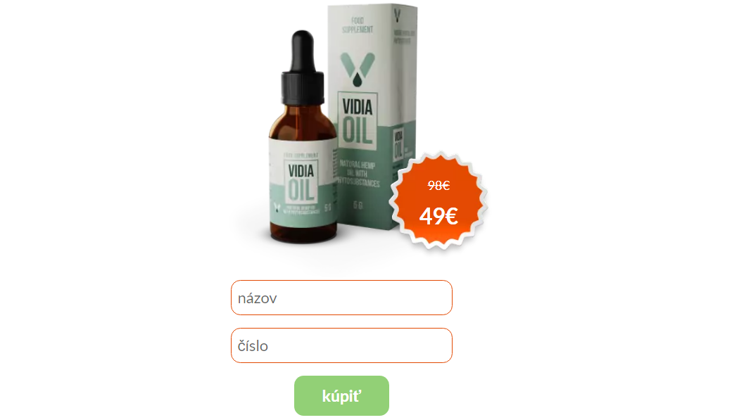Vidia Oil Kúpiť