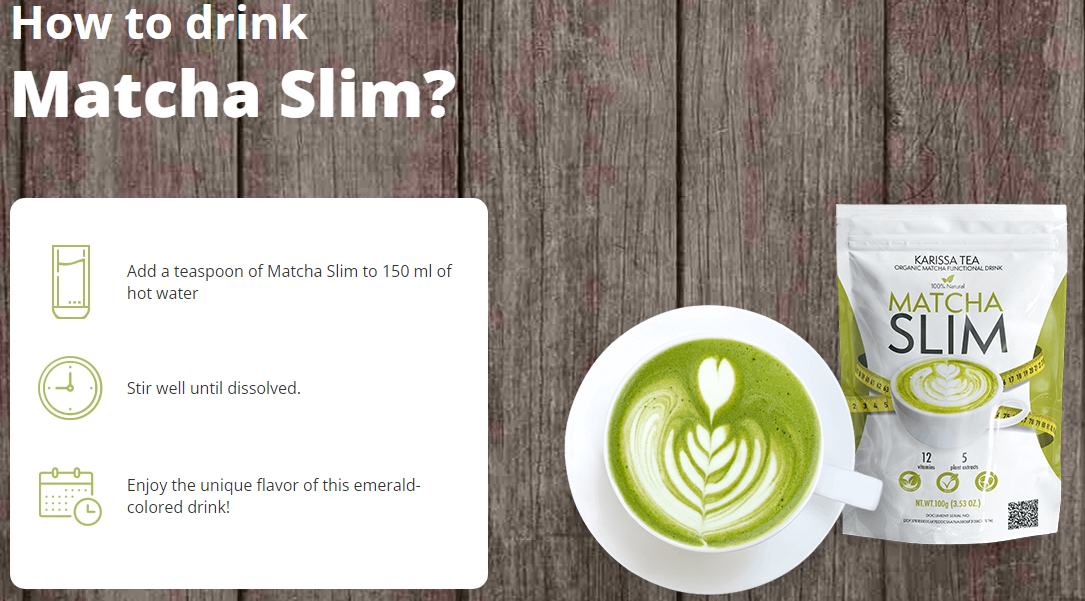 Matcha Slim How to Drink