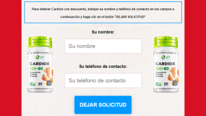 Cardiox Cápsula Precio 149 Pen – Para Hipertensión y Presión Arterial (Peru)