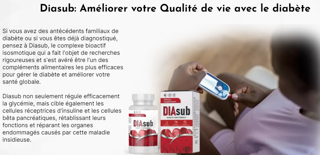 Diasub - Améliorer votre Qualité de vie avec le diabète