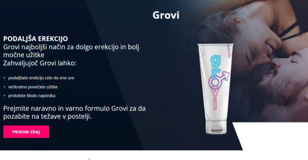 Grovi Gel Cena 20 EUR Slovenia